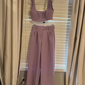 Princess Polly Purple Wide Leg Pants